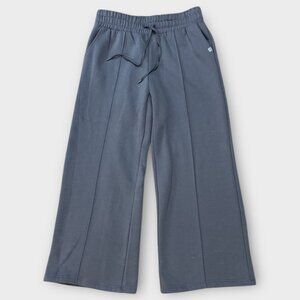 Blogilates Wide-Leg Travel Trouser High Rise Sweatpant Size L Steel Blue